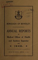 view [Report 1946] / Medical Officer of Health, Bewdley Borough.