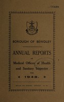 view [Report 1948] / Medical Officer of Health, Bewdley Borough.