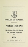 view [Report 1950] / Medical Officer of Health, Bewdley Borough.