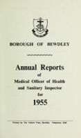 view [Report 1955] / Medical Officer of Health, Bewdley Borough.