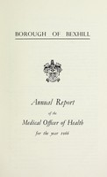 view [Report 1966] / Medical Officer of Health, Bexhill U.D.C. Borough.