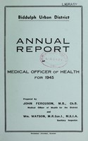 view [Report 1945] / Medical Officer of Health, Biddulph U.D.C.