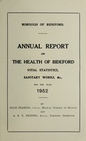 view [Report 1952] / Medical Officer of Health, Bideford Borough.