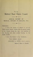 view [Report 1913] / Medical Officer of Health, Bideford R.D.C.