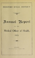 view [Report 1919] / Medical Officer of Health, Bideford R.D.C.