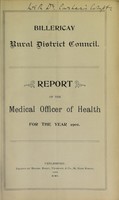 view [Report 1901] / Medical Officer of Health, Billericay R.D.C.