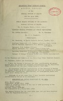 view [Report 1939] / Medical Officer of Health, Billericay U.D.C.