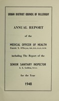 view [Report 1948] / Medical Officer of Health, Billericay U.D.C.