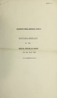 view [Report 1939] / Medical Officer of Health, Billesdon R.D.C.