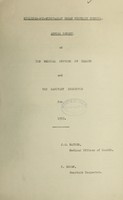 view [Report 1953] / Medical Officer of Health, Billinge-and-Winstanley U.D.C.