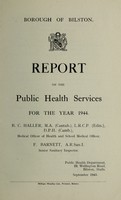 view [Report 1944] / Medical Officer of Health, Bilston Borough.