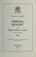 view [Report 1961] / Medical Officer of Health, Bilston Borough.