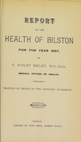 view [Report 1897] / Medical Officer of Health, Bilston U.D.C.