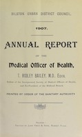 view [Report 1907] / Medical Officer of Health, Bilston U.D.C.