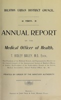 view [Report 1911] / Medical Officer of Health, Bilston U.D.C.