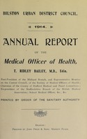 view [Report 1914] / Medical Officer of Health, Bilston U.D.C.