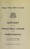 view [Report 1919] / Medical Officer of Health, Bingley U.D.C.
