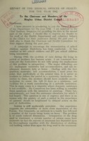 view [Report 1942] / Medical Officer of Health, Bingley U.D.C.