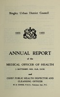 view [Report 1955] / Medical Officer of Health, Bingley U.D.C.