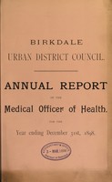 view [Report 1898] / Medical Officer of Health, Birkdale U.D.C.