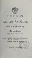 view [Report 1916] / Medical Officer of Health, Birkenhead County Borough.