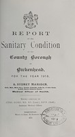 view [Report 1918] / Medical Officer of Health, Birkenhead County Borough.