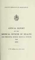 view [Report 1955] / Medical Officer of Health, Birkenhead County Borough.