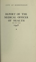 view [Report 1948] / Medical Officer of Health, Birmingham.