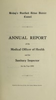 view [Report 1950] / Medical Officer of Health, Bishop's Stortford U.D.C.