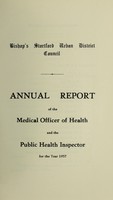 view [Report 1957] / Medical Officer of Health, Bishop's Stortford U.D.C.