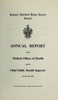 view [Report 1961] / Medical Officer of Health, Bishop's Stortford U.D.C.