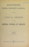 view [Report 1909] / Medical Officer of Health, Bishopthorpe R.D.C.