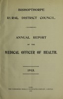 view [Report 1915] / Medical Officer of Health, Bishopthorpe R.D.C.