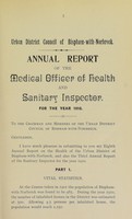 view [Report 1910] / Medical Officer of Health, Bispham-with-Norbreck U.D.C.