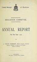 view [Report 1919] / School Medical Officer of Health, Blackburn County Borough.