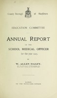 view [Report 1923] / School Medical Officer of Health, Blackburn County Borough.