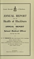 view [Report 1948] / Medical Officer of Health, Blackburn County Borough.