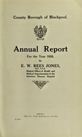 view [Report 1926] / Medical Officer of Health, Blackpool County Borough.