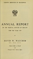 view [Report 1959] / Medical Officer of Health, Blackpool County Borough.