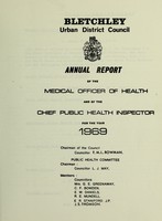 view [Report 1969] / Medical Officer of Health, Bletchley U.D.C.