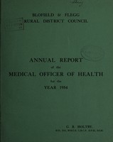 view [Report 1954] / Medical Officer of Health, Blofield & Flegg R.D.C.