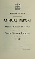 view [Report 1955] / Medical Officer of Health, Blyth Borough.