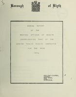 view [Report 1969] / Medical Officer of Health, Blyth Borough.