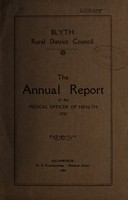 view [Report 1937] / Medical Officer of Health, Blyth R.D.C.