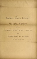 view [Report 1911] / Medical Officer of Health, Bognor U.D.C.