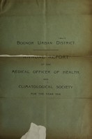 view [Report 1914] / Medical Officer of Health, Bognor U.D.C.