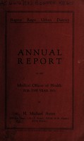 view [Report 1933] / Medical Officer of Health, Bognor Regis U.D.C.