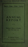 view [Report 1934] / Medical Officer of Health, Bognor Regis U.D.C.