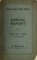 view [Report 1935] / Medical Officer of Health, Bognor Regis U.D.C.