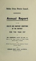 view [Report 1937] / Medical Officer of Health, Boldon U.D.C.